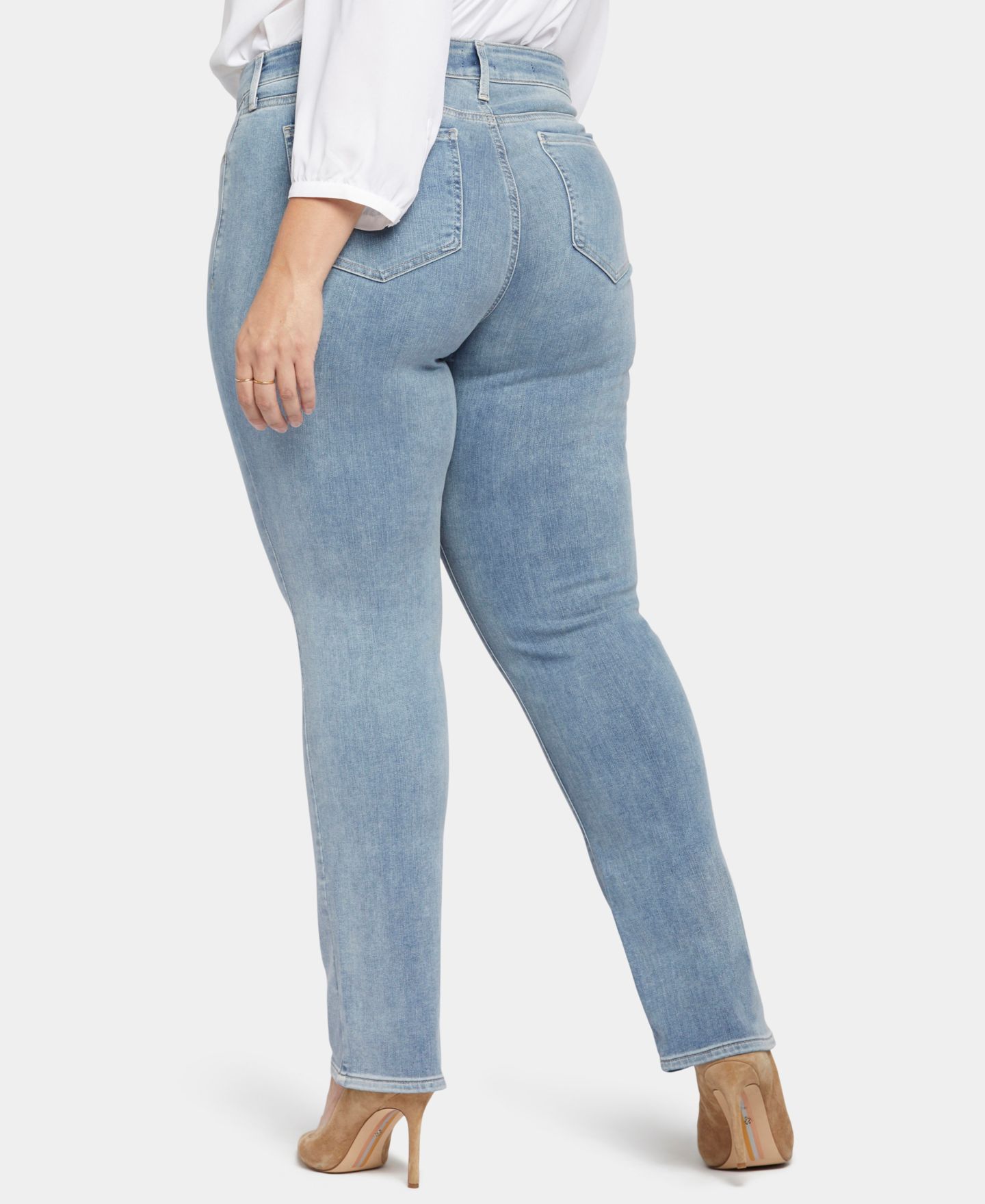 Женские джинсы NYDJ Plus Size Marilyn Straight Jean, цвет: Haley — фото 2
