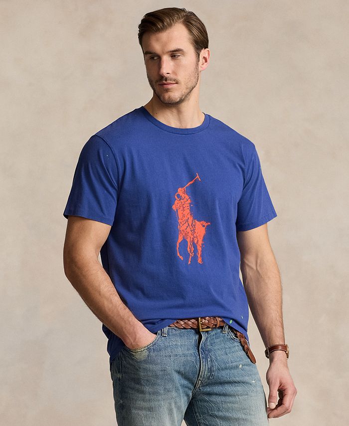 Polo Ralph Lauren Men's Big & Tall Logo Jersey T-Shirt - Macy's