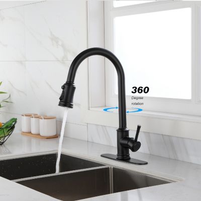 Touch Kitchen Faucet With Pull Down Sprayer