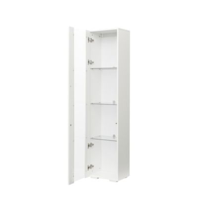 Streamdale Side Cabinet with Aluminum Strip Lamp