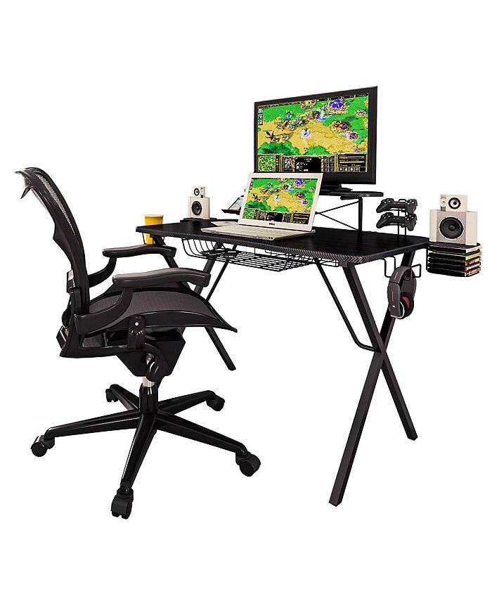 Simplie Fun Atlantic Gaming Desk Pro Macy