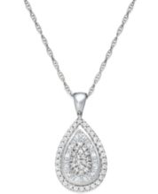 Macy's jewelry diamond sale necklaces