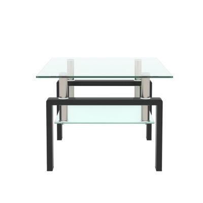 Modern Glass Coffee Table Set for Living Room