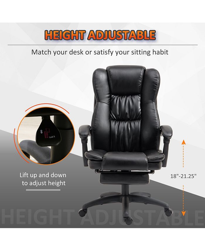 Simplie Fun Vinsetto High Back Massage Office Chair With 6Point