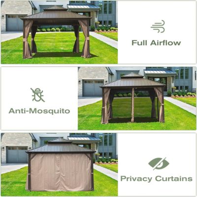 Streamdale 12' x 14' Aluminum Hardtop Gazebo