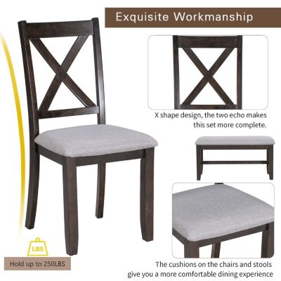 6-Piece Foldable Dining Set