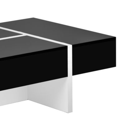  Modern Glossy Rectangle Coffee Table