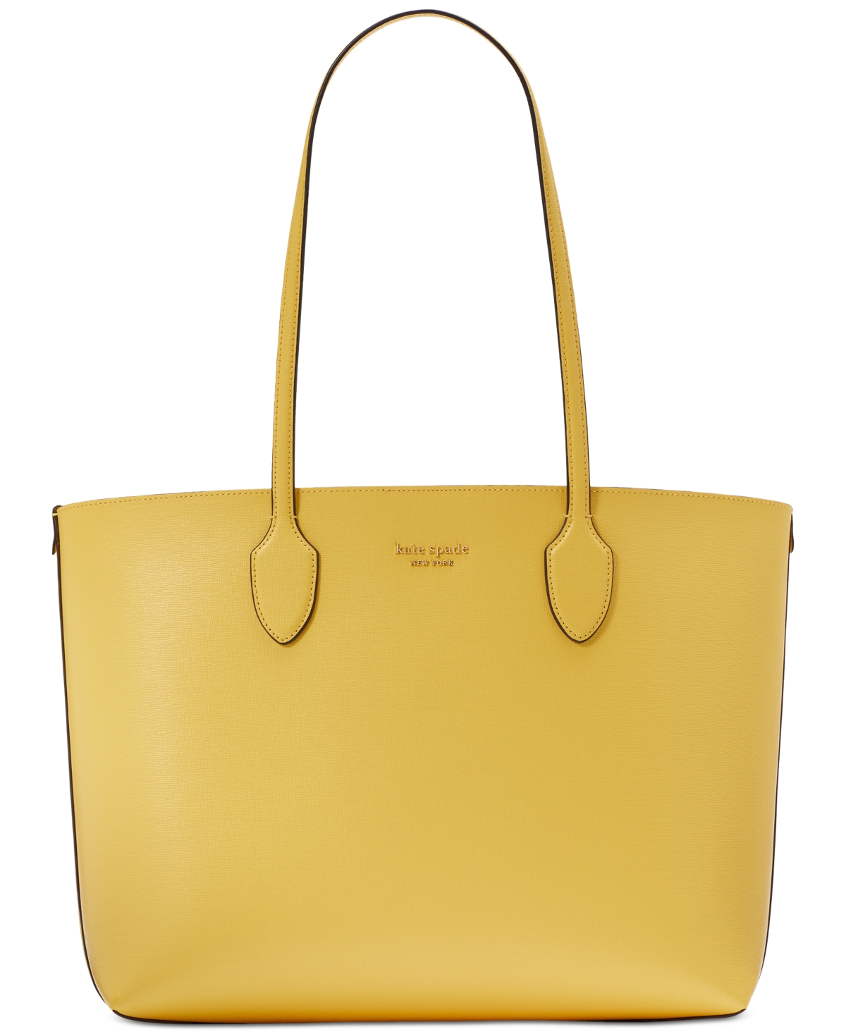 Bleecker Saffiano Leather Large Tote - Summer Daffodil