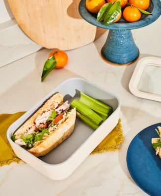 6.6-Cup Glass Food Storage Container &amp; Lid 