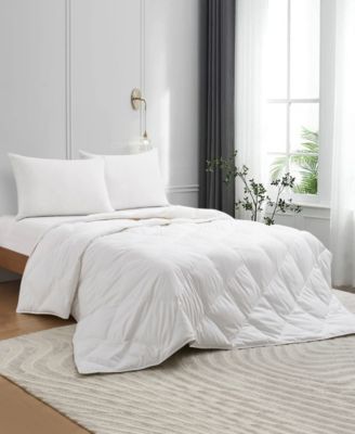 Shop Unikome Lightweight White Goose Down Feather Fiber Comforter