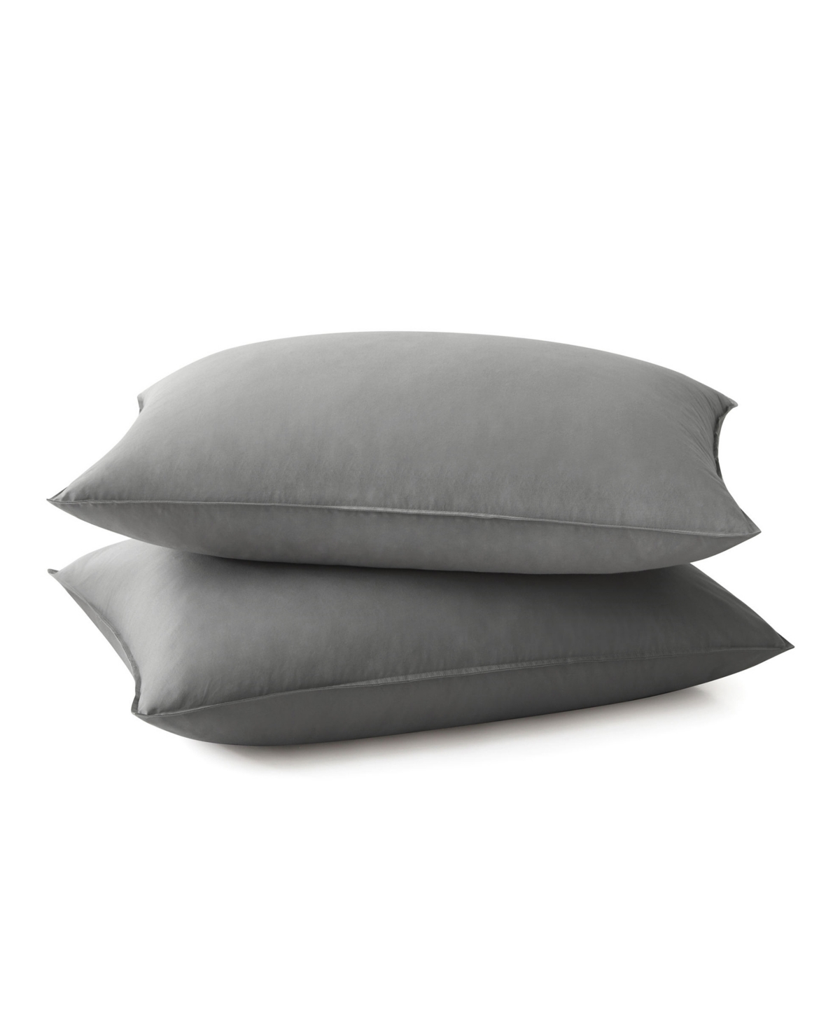 Shop Unikome Memory Foam 2-pack Pillows, Standard In Gray