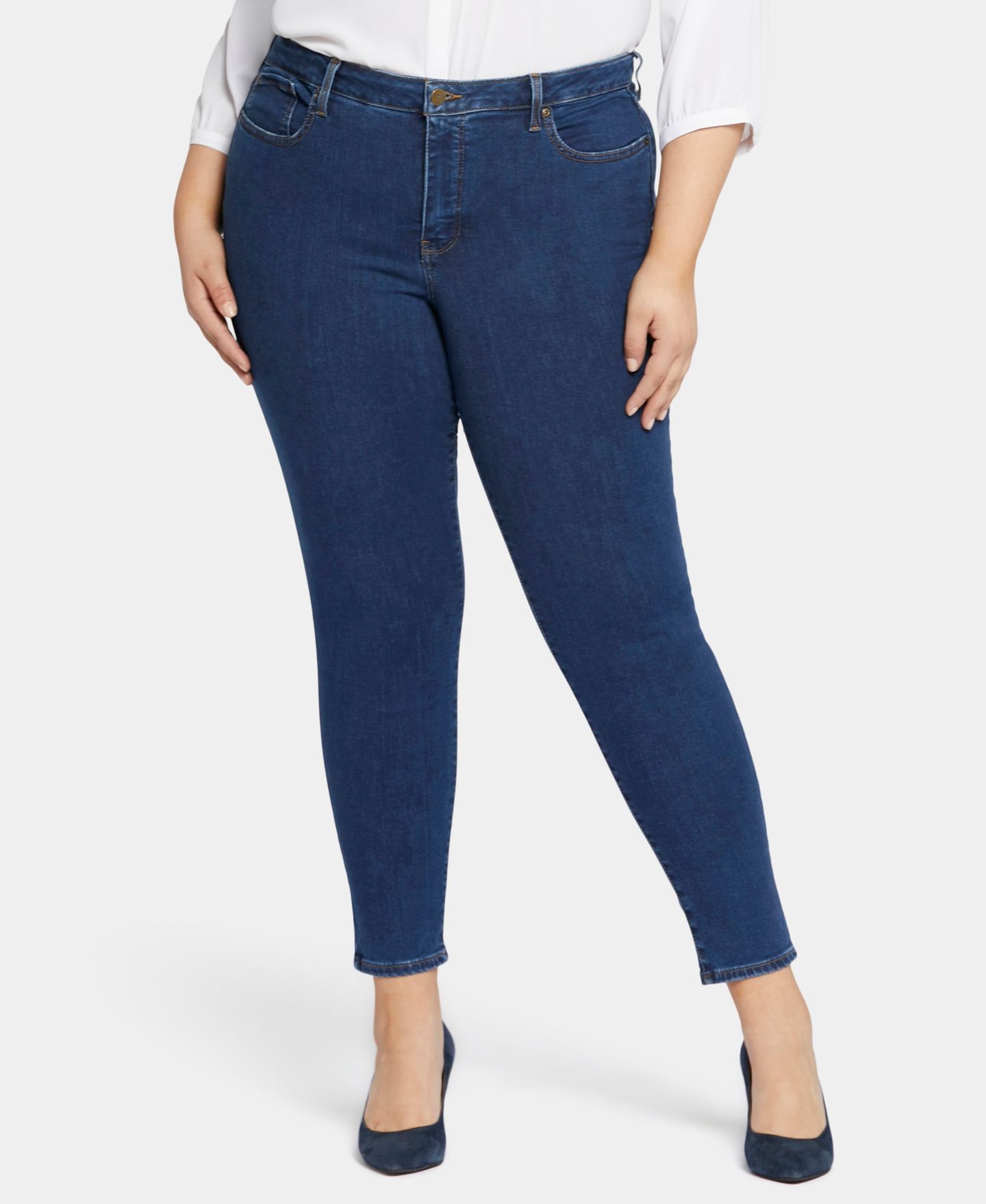 Женские джинсы NYDJ Plus Size Ami Skinny Jean, цвет: Quinn — фото 1