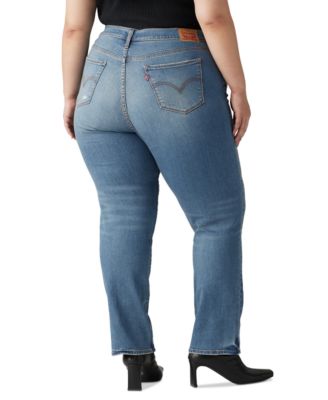 Trendy Plus Size Classic Straight Leg Jeans