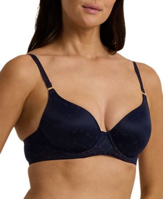 Photo 1 of 32B Lauren Ralph Lauren Comfort Collection Repeat-Logo T-shirt Bra, 4L0016