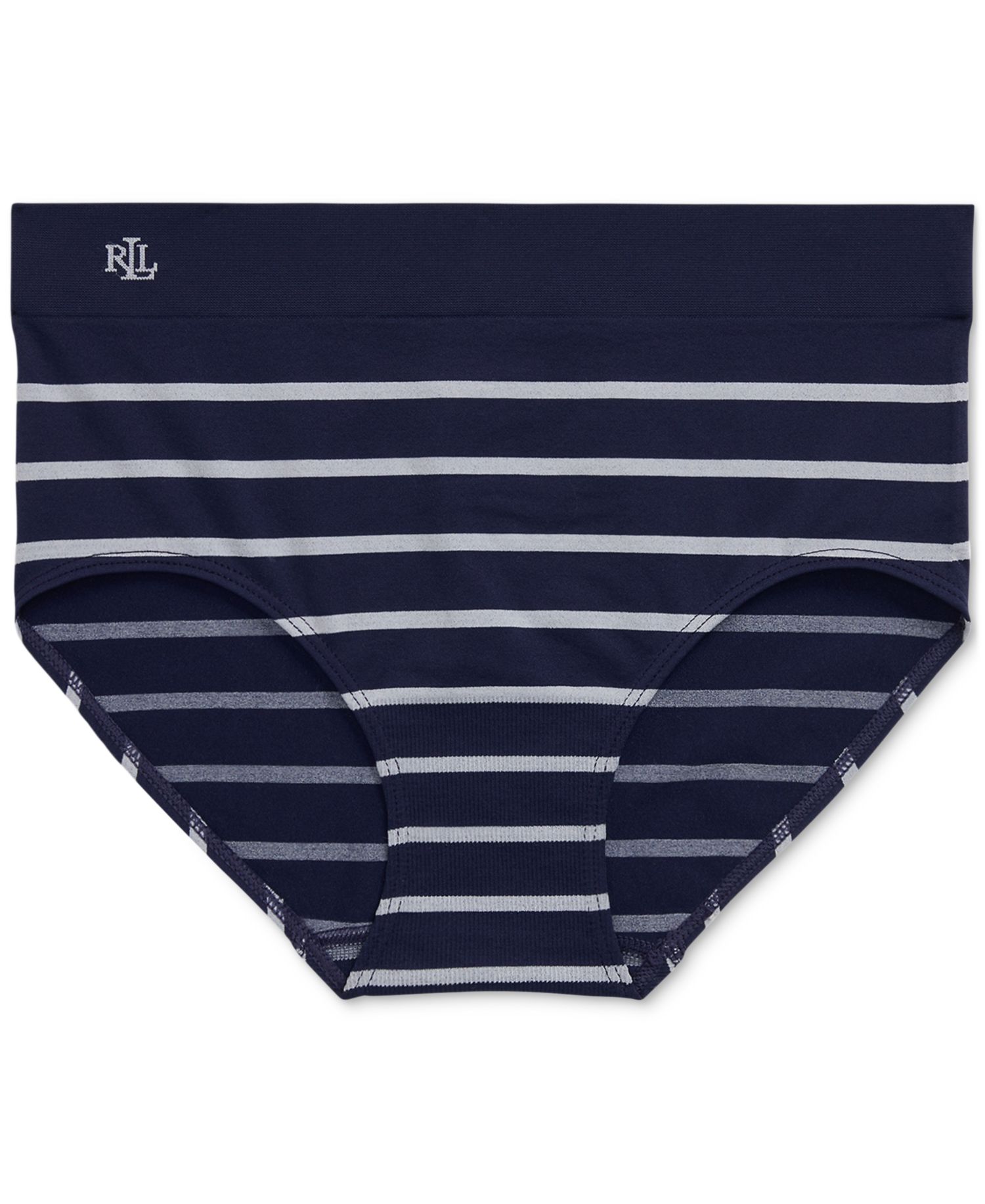 Women's Seamless Striped High-Rise Briefs 4L0094