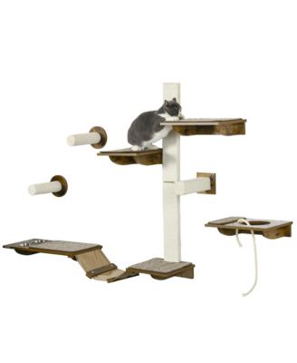 8pc Cat Wall Shelves for Climbing, Sleeping, Playing,