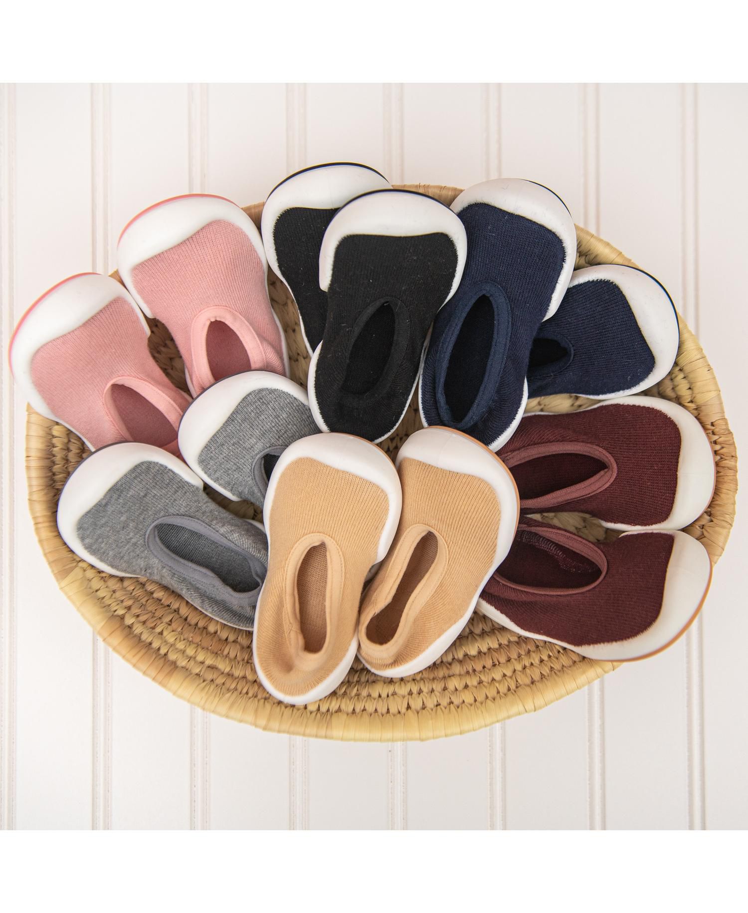 Infant Girl Boy Breathable Washable Non-Slip Sock Shoes Flat - Latte
