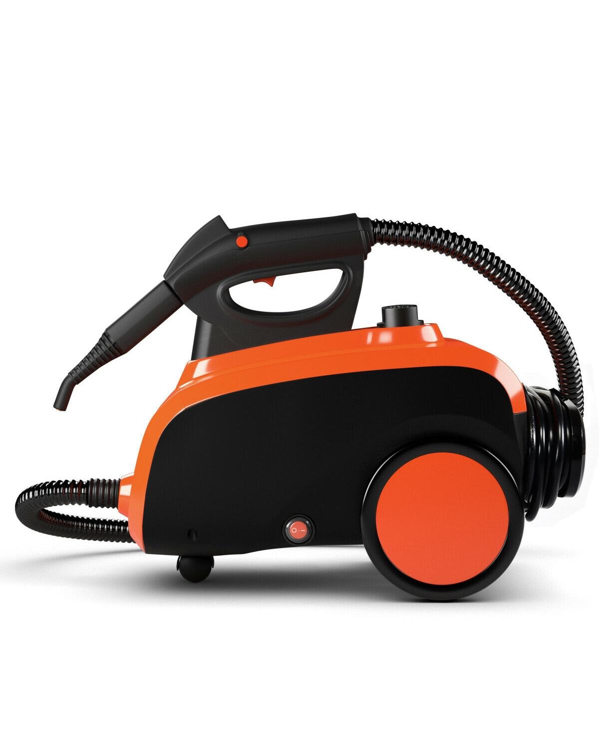 Heavy Duty Household Multipurpose Steam Cleaner with 18 Accessories - Orange / Black
