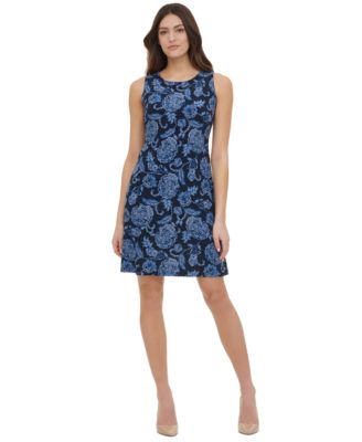 Tommy Hilfiger - Women's Floral-Print Sleeveless Mini Dress