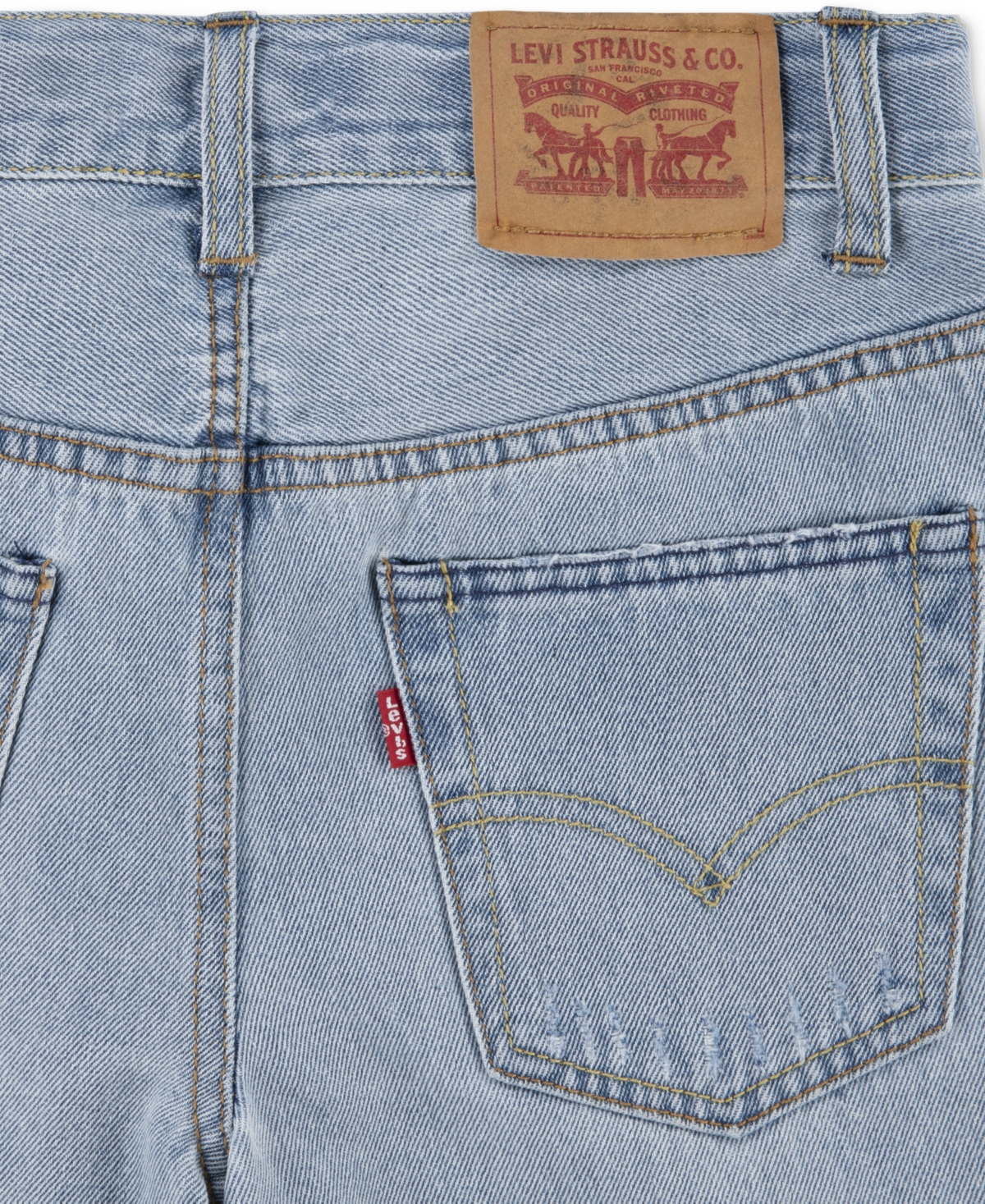 Shop Levi's Toddler Boys Slim Fit Destructed Denim Shorts In Rough Patch