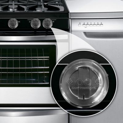 Toddler Stove Knob Covers, Universal Design, Ultra-Clear Safety (5 Pack)