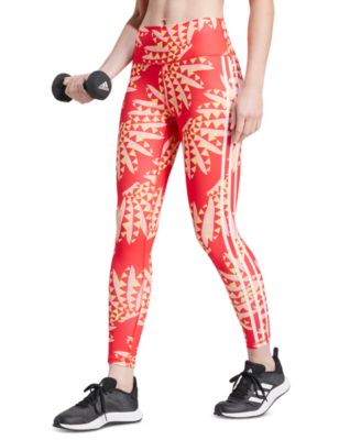 adidas - Women's Printed 3-Stripes 7/8 Leggings