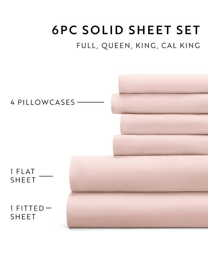 Kaycie Gray Microfiber 4Pc. Sheet Set, Twin Macy's