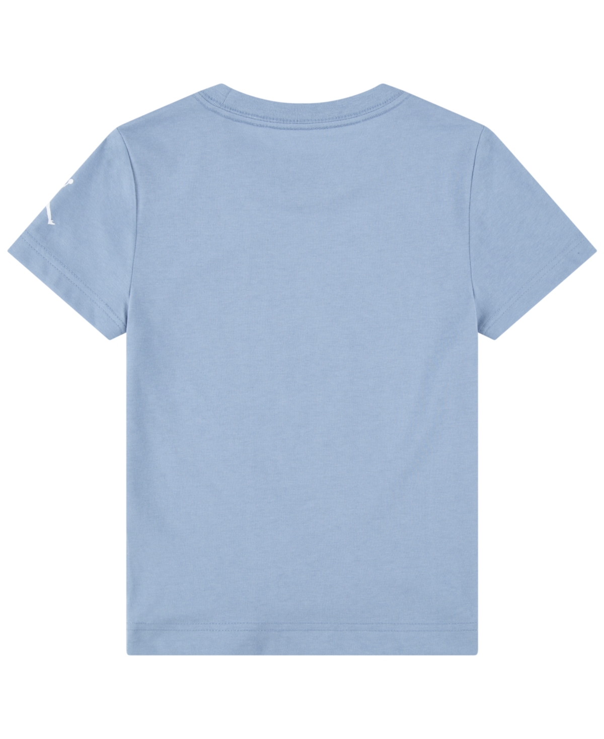 Shop Jordan Big Boys  Stack Short Sleeve T-shirt In Blue Grey