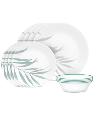 Corelle - Solar Print 12-Pc. Dinnerware Set, Service for 4