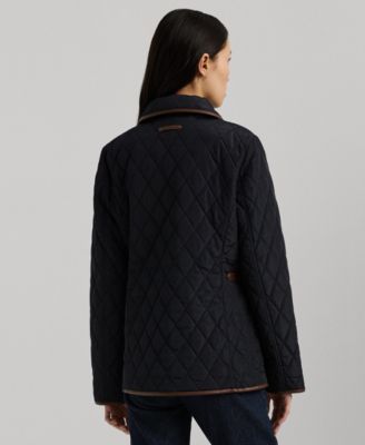 Women's Quilted Velboa-Lined Coat, P/XS-XXL