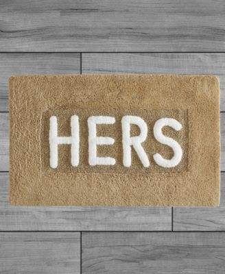 Hers Cotton Bath Rug, 21" x 34"