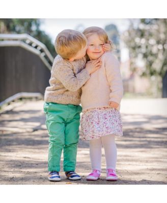 Infant Girl Breathable Washable Non-Slip Sock Shoes T-Strap Heart