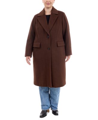 Macy's womens plus size wool coats hotsell