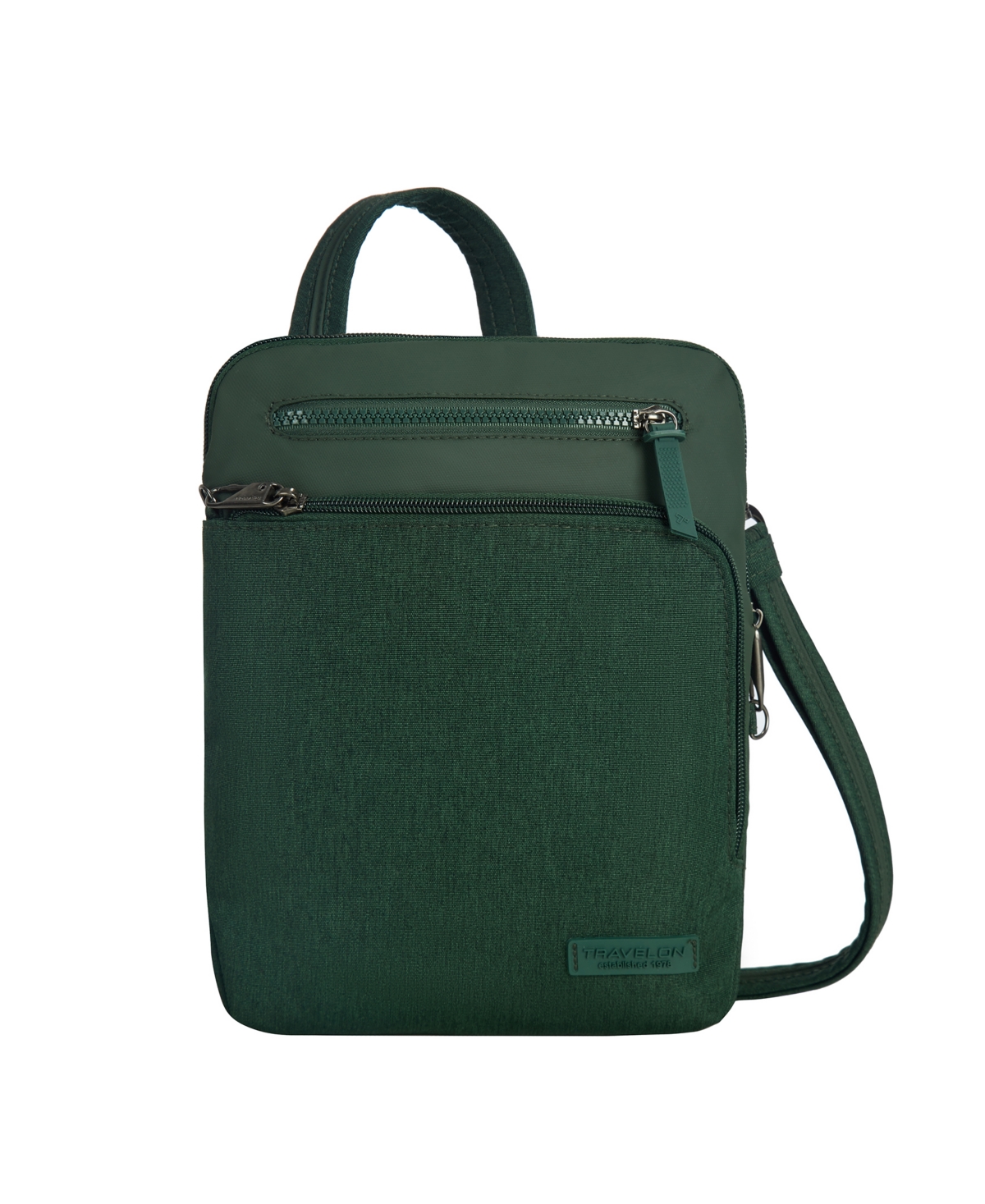 Shop Travelon Anti-theft Metro Small Crossbody In Forest Heather