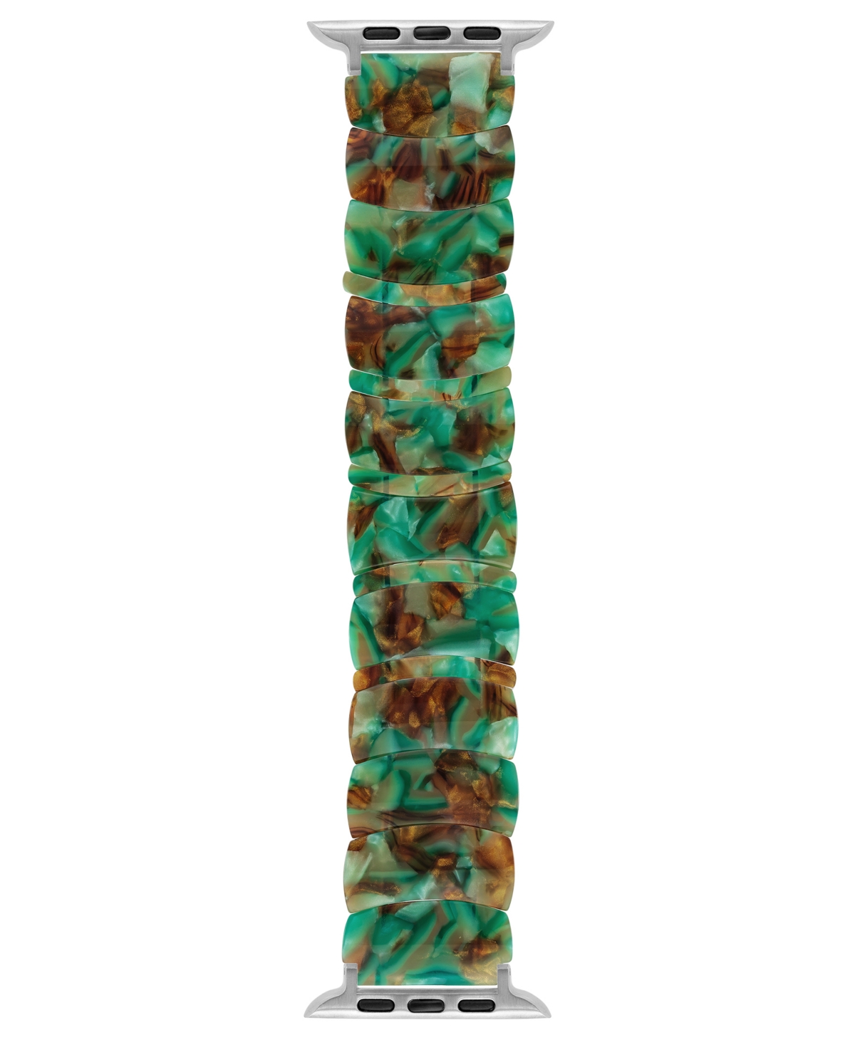 Anne Klein Women'sMarbled Acetate Expansion Bracelet designed for Apple Watch (Series 1-3 only) & 44/45/46/49mm (Ultra & Ultra 2) - Green