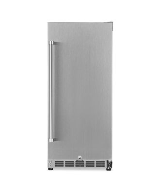15" 3.2 Cu. Ft. Commercial Stainless Steel Built-in Beverage Refrigerator, Weatherproof and Outdoor Rated