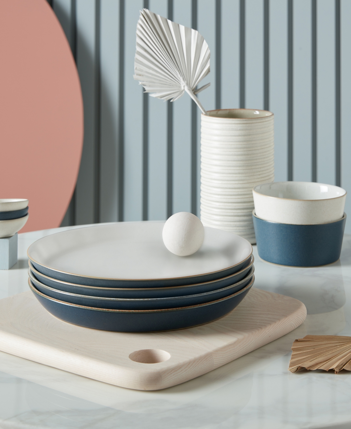 Denby Impression Pink Set of Dinner Plates