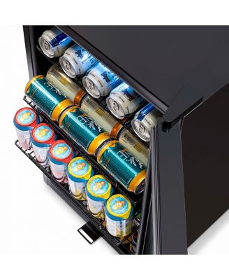 126 Can Freestanding Beverage Fridge  with Adjustable Shelves