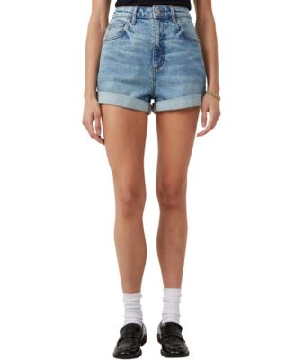 COTTON ON Women s High Rise Classic Stretch Denim Short Macy s