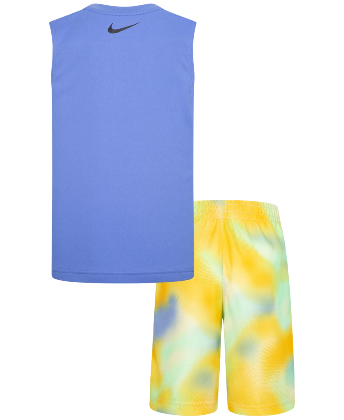 Nike Little Boys Hazy Rays Tank Top & Printed Mesh Shorts, 2 Piece Set - W3zcoconut