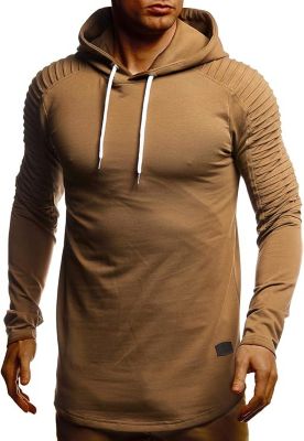 Men's LN6369 Light Hooded Sweatshirt Size XL, Grey