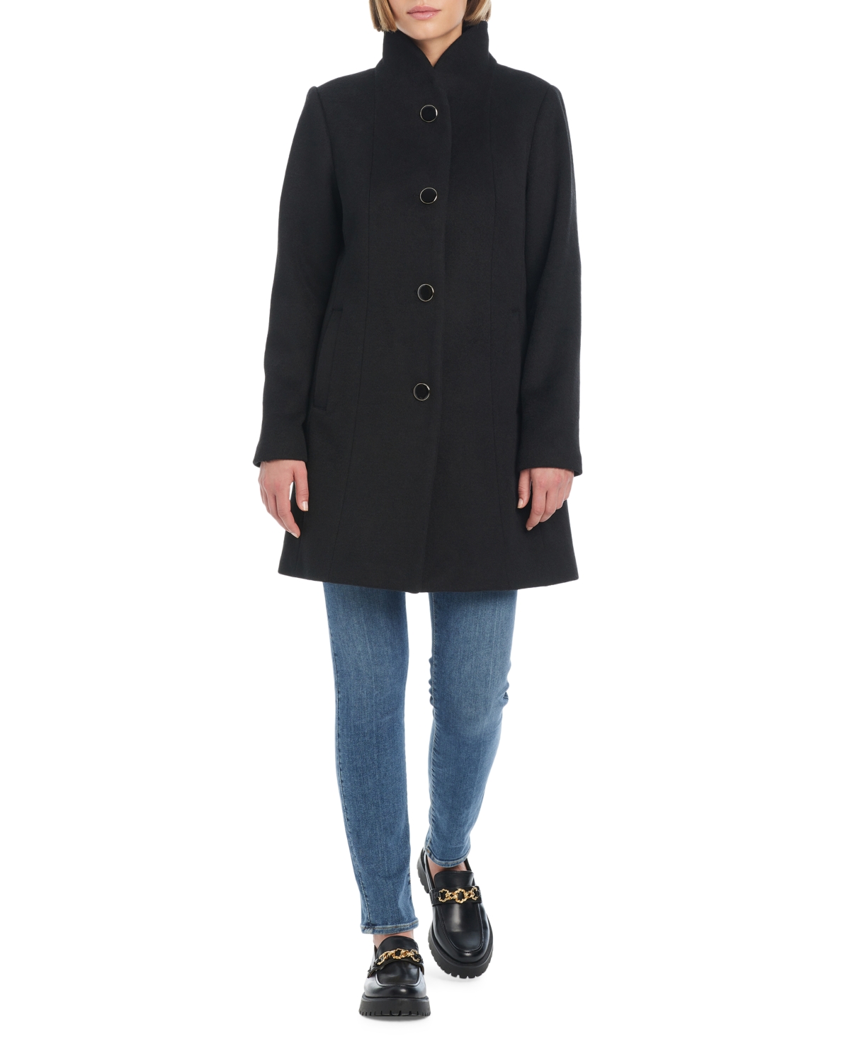 Kate spade black coat new arrivals
