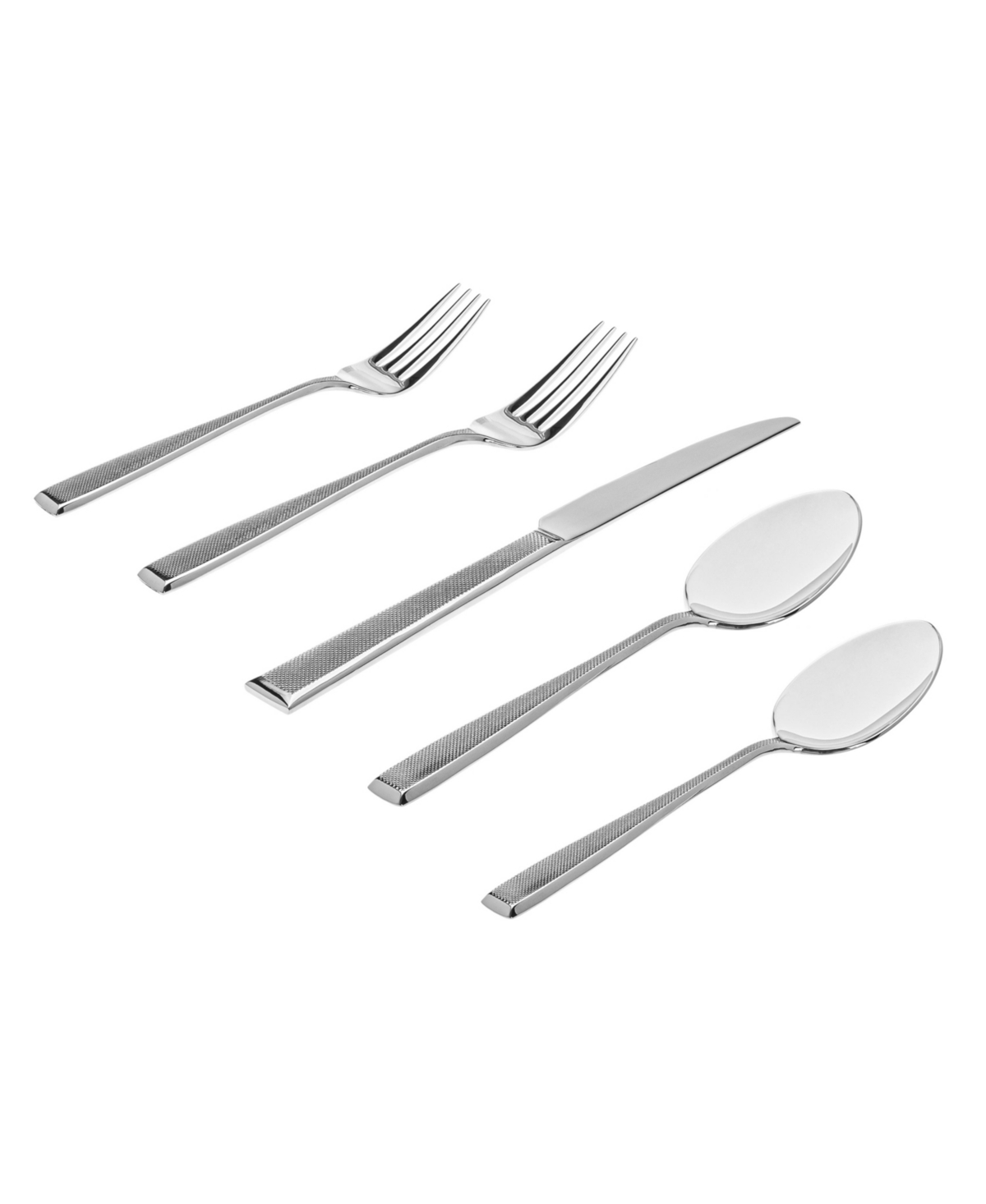 Godinger Ingot Mirrored 18/10 Stainless 20 Piece Set, Service For 4 In Silver