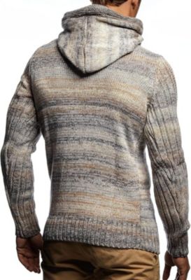 Men s Knitted Pullover | Long-sleeved slim fit hoodie | Basic winter hoodie-sweater for Men