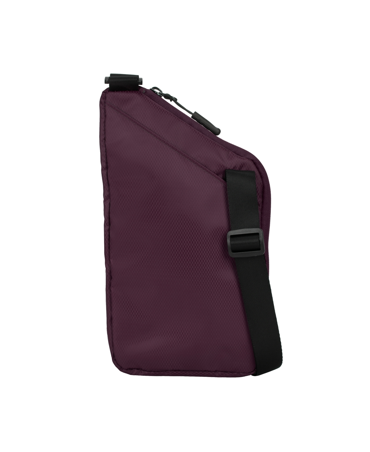 Shop Travelon Slim Crossbody Bag In Blackberry