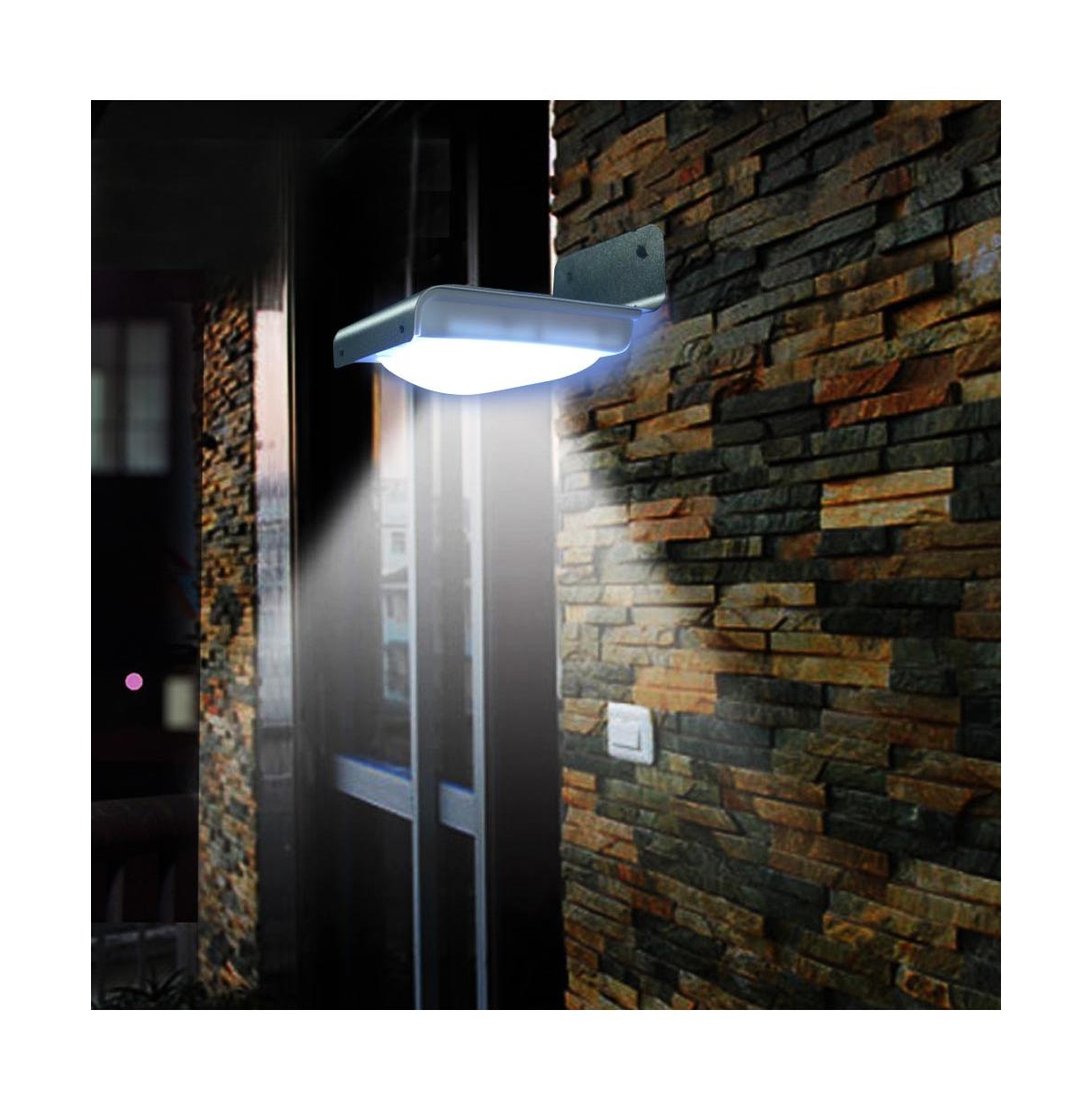 16 Led Solar Power Motion Sensor Light Garden Outdoor Pathway Wter Resistant Wall Light