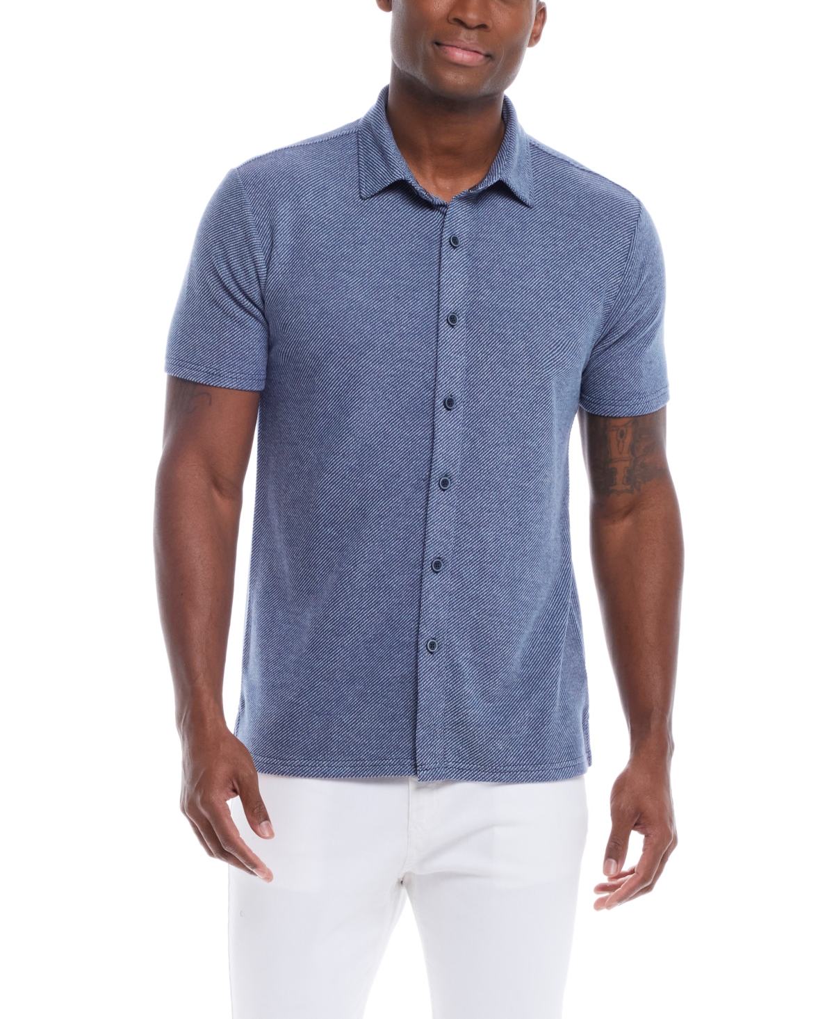 Men's Twill Knit Shirt - Naval Academy