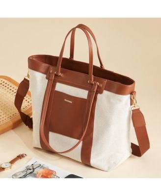 Large Canvas Diaper Tote Bag