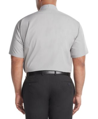 Men's Big & Tall Poplin Short Sleeve Dress Shirt