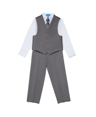 Little Boys 4 Piece Vest Set